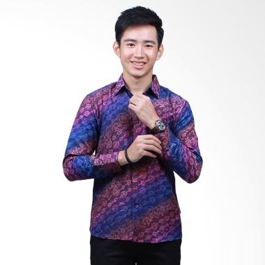 Parama Batik Lily Slim Fit Kemeja Lengan Panjang - Ungu