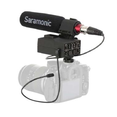 Saramonic MixMic XLR Audio Mixer with Microphone Red/Black