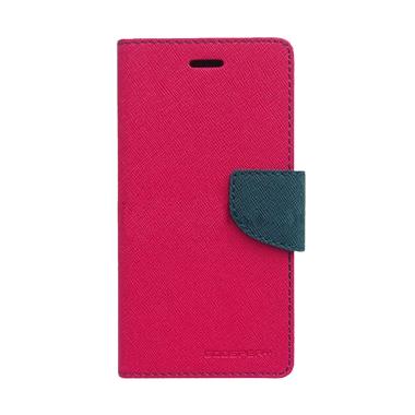 Mercury Fancy Diary Casing for Oppo N1 Mini N5111 - Magenta Biru Laut