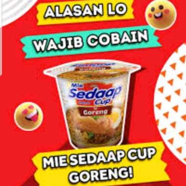 Mie sedap cup ( mie goreng )