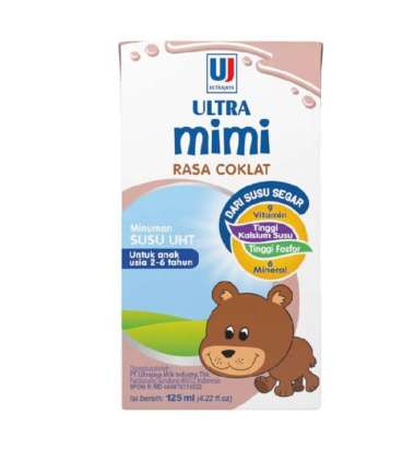 Promo Harga Ultra Mimi Susu UHT Cokelat 125 ml - Blibli