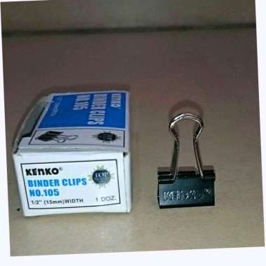 Kenko Binder Clips 15mm No.105 ( 12 pcs )
