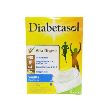 Promo Harga Diabetasol Special Nutrition for Diabetic Vanilla 180 gr - Blibli