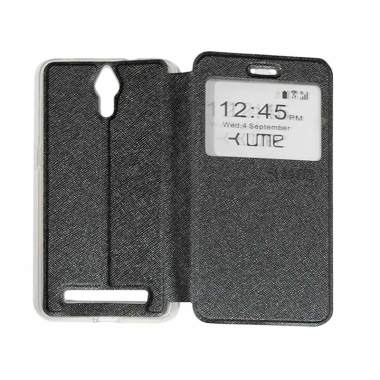 Ume Flipshell / Flip Cover Casing f ... Handphone / View - Black