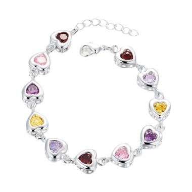 Bella & Co Bracelet LKNSPCH368 Aksesoris Gelang Lapis Silver