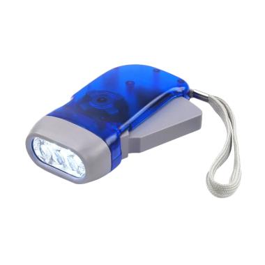 Jejo Senter Pompa Tanpa Baterai LED Biru