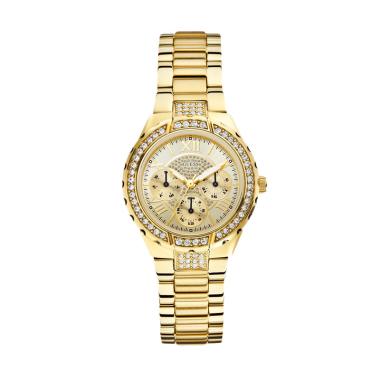 GUESS W0111L2 Viva Gold Plated Chronograph Jam Tangan Wanita Gold