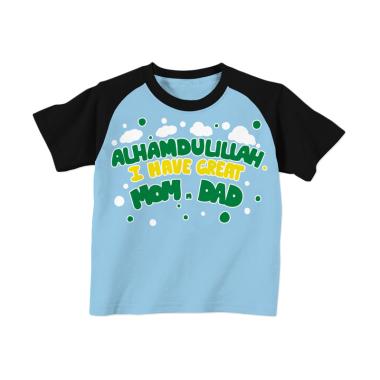 Aitana Kids AiK-16-013 Momdad Kaos Muslim Anak Laki-Laki - Biru Langit