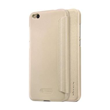 Nillkin Sparkle Leather Flip Casing for Xiaomi Mi5c - Emas