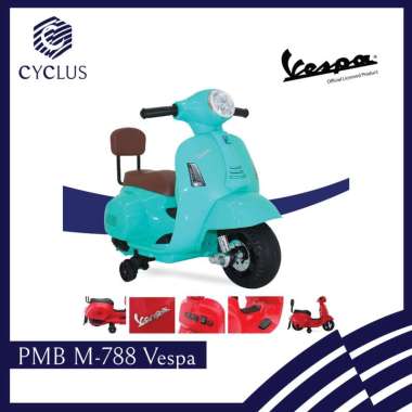 INSTAN - Mainan Motor Listrik Aki Anak PMB M-788 M788 Vespa Motor Aki Anak