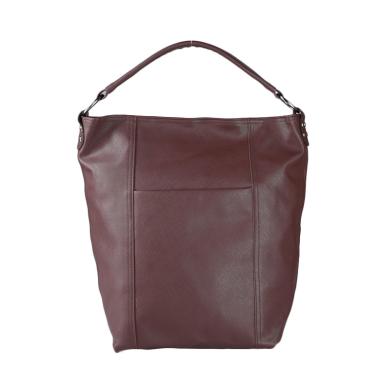 Louvre Paris Hobo Bag Taiga BLI-001-013 Tas Tangan - Maroon