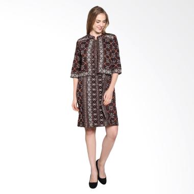 Batik Pria Tampan Wdr34-04081601p Women Soga Dress - Teak