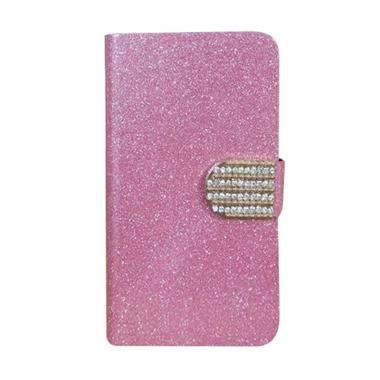 OEM Case Diamond Cover Casing for Samsung Galaxy Ace 3 - Merah Muda
