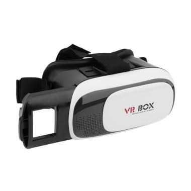 VR Box 3D Glasses Kacamata Headset 3D for Smartphone - White