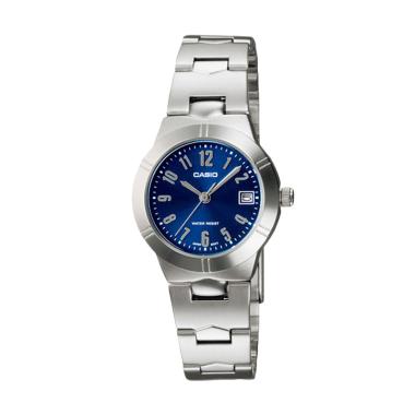 Casio Standard Original LTP-1241D-2A2 Jam Tangan Wanita - Abu Abu Biru