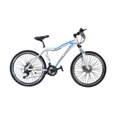 Vivacycle RUSH 660 Alloy MTB Shimano 21sp L3111 Sepeda Gunung - Putih [26 Inch]