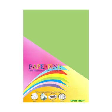 Paperfine Kertas HVS Warna A3 - Green Hijau [25 Lembar] Green