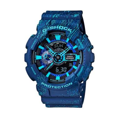 CASIO G-SHOCK GA-110TX-2A Sneakers Ltd Edition Jam Tangan Pria - Blue Blue
