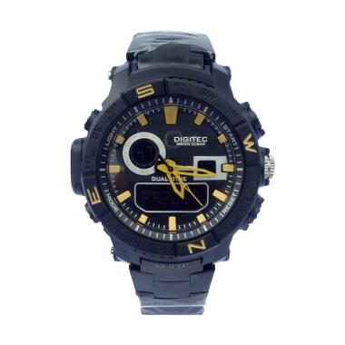 Digitec DG3030T Dual Time Jam Tangan Pria - Hitam