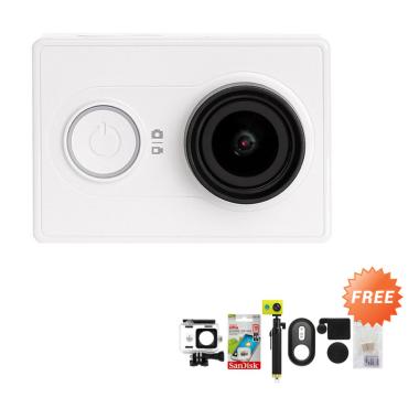 Xiaomi Yi International Paket Combo Xtra Godric - Putih