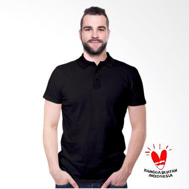 Morning Whistle Man Collar T-Shirt Pria - Black Hawk