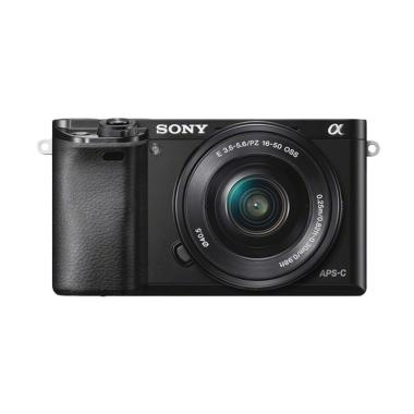 SONY Alpha A6000 with 16-50mm Lens Kamera Mirorless - Black