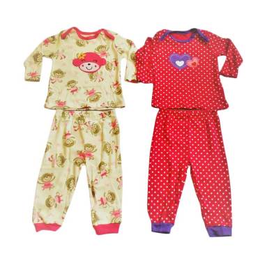 Carter's Piyama 2in1 Long Sleeve Girls Setelan Piyama Anak