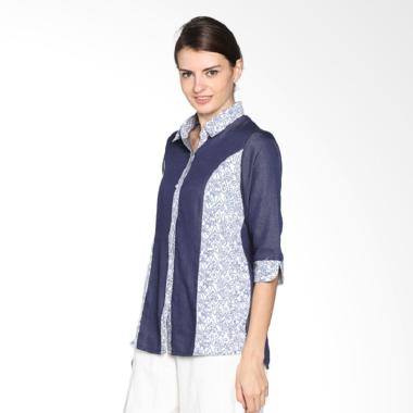 Fafa Collection KEMZI 002 Kemeja Batik Wanita - Kombinasi