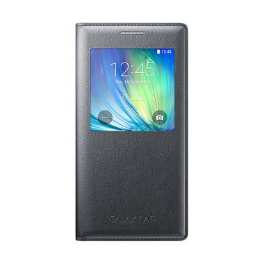 Samsung S View Cover Casing for Galaxy A5 2015 - Charcoal Grey