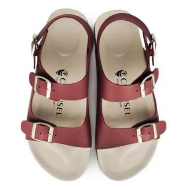 Nfermo Sandal Slide Wanita Garbera 37 Maroon