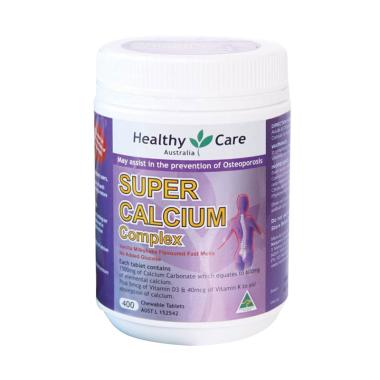 Healthy Care Super Calcium Complex + Vitamin D [400 Tablet] Purple/Gold