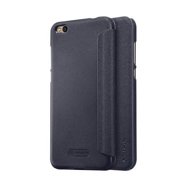 Nillkin Sparkle Leather Flip Casing for Xiaomi Mi5c - Hitam