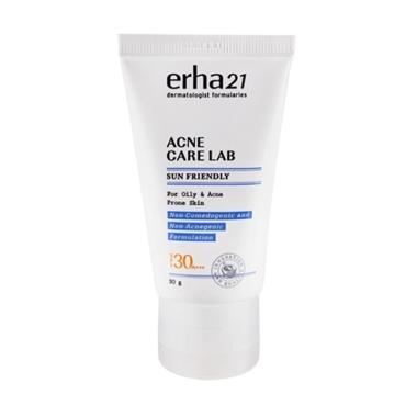 Erha Acne Sun Friendly Tabir Surya [Khusus Wajah Berjerawat] Transparent