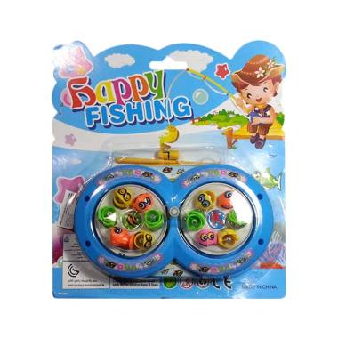 Toys Empire set 378 Fishing Game Mainan Pancingan - Blue