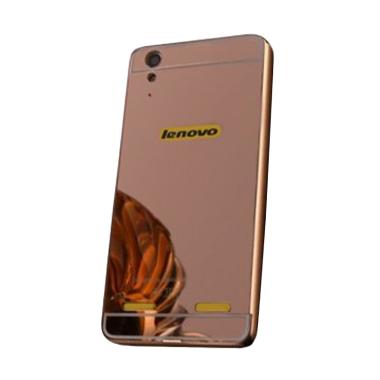 Bumper Mirror Sliding Casing for Lenovo A6000 - Rose Gold Bumper Mirror Sliding Casing for Lenovo A6000 - Rose Gold