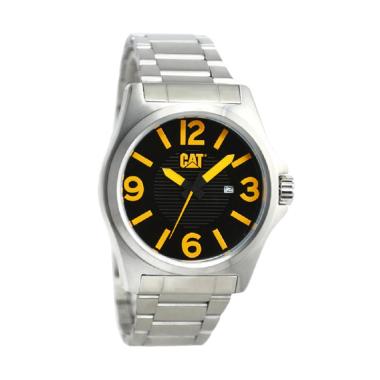 Caterpillar PK.141.11.137 Jam Tangan Pria - Silver Hitam Kuning