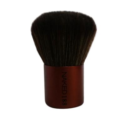 Naked Kabuki Make Up Brush Kuas Make Up Free Wallet