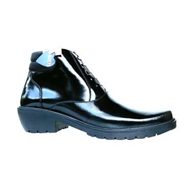 MD Mandien's PDH SJ273-KBM TNI POLRI Kilap Sepatu Boots Pria - Hitam
