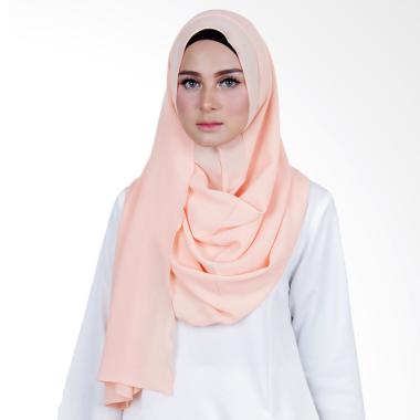 Cantik Kerudung Sheefa Long Nadine Plain Hijab - Peach