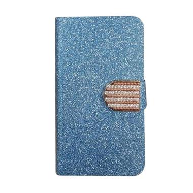 OEM Case Diamond Cover Casing for Apple iPhone 5 or iPhone 5S - Biru