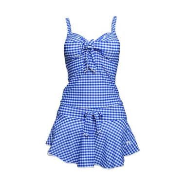 Lasona SPR-2838J-HL01697 Setelan Renang Atasan Panjang Wanita - Biru