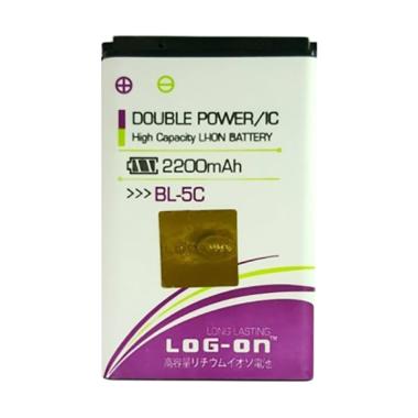 LOG-ON Battery For Nokia BL-5C 2200 ... er & IC - Garansi 6 Bulan
