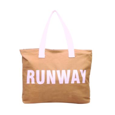 Moshimoshi Tote Bag Runaway BTO-95 Tas Unisex - Mocca