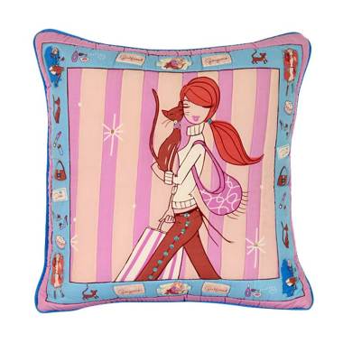 Prima Decor CUSHION COVER - GIRLFRIEND PET LOVER [45x45]