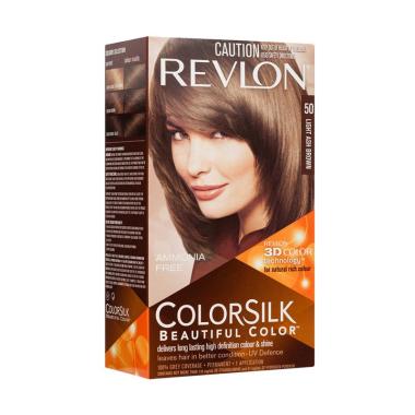 Revlon Colorsilk Beautiful 50 Cat Rambut - Light Ash Brown