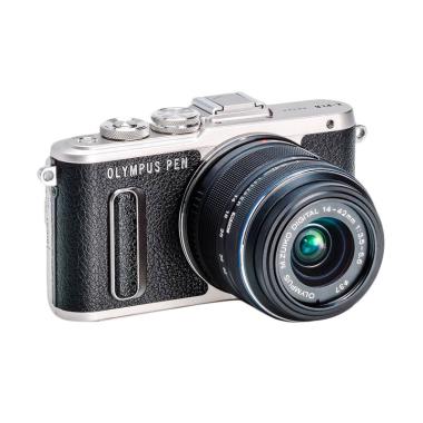 Olympus PEN E-PL 8 KIT 14-42mm EZ Kamera Mirrorless - Hitam