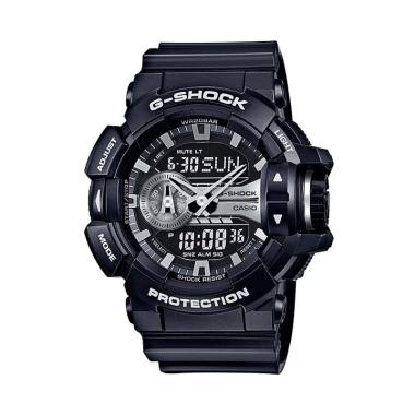CASIO G-SHOCK GA-400GB-1A Rotary Switch Jam Tangan Pria - Silver Black Black