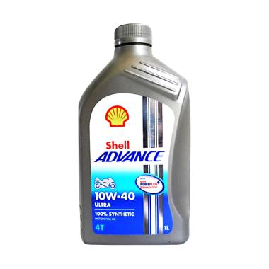 Oli Shell Advance 4T SAE 10W 40 Ultra Fully Synthetic Pelumas 1 L