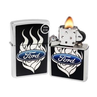 Zippo Original Ford Motor Company Logo Flame Korek Api 29297 Zippo Original Ford Motor Company Logo Flame Korek Api 29297