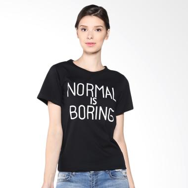Jclothes Tumblr Tee Kaos Wanita Normal Is Boring ...